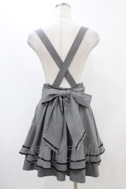 画像2: Amavel / サス付きフレアマリンスカパン Free グレー H-25-11-16-1032-CA-SK-NS-ZH