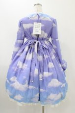 画像2: Angelic Pretty / Misty Sky Brilliant ColorワンピースSet FREE ラベンダー/サックス H-25-11-16-1006-AP-OP-YZ-ZH (2)