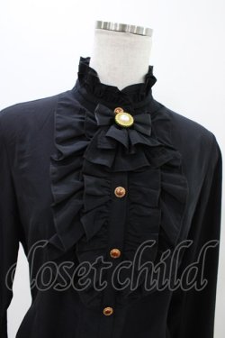 画像4: metamorphose / スタンドカラービショップスリーブブラウス サイズ1 ブラック H-25-11-16-1034-ME-BL-NS-ZH