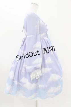 画像3: Angelic Pretty / Misty Sky Brilliant ColorワンピースSet FREE ラベンダー/サックス H-25-11-16-1006-AP-OP-YZ-ZH