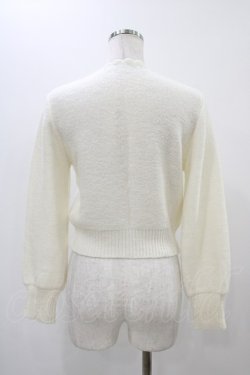画像2: an another angelus / ローズ刺繍ケーブルニットカーディガン Free OFF WHITE H-25-11-16-1038-CA-TO-NS-ZH
