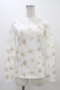 LIZ LISA / 花柄Tシャツ Free オフ H-25-11-16-1039-LO-TS-NS-ZH