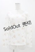 LIZ LISA / 花柄Tシャツ Free オフ H-25-11-16-1039-LO-TS-NS-ZH