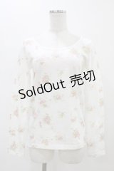 LIZ LISA / 花柄Tシャツ Free オフ H-25-11-16-1039-LO-TS-NS-ZH