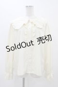 m petit by misako / AM マルエリフリルブラウス 4L 生成り H-25-11-16-1040-LO-BL-NS-ZH
