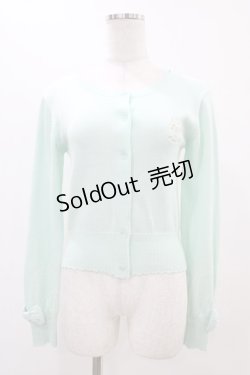 画像1: Angelic Pretty / ヒヨコちゃん刺繍カーディガン Free ミント H-25-11-16-1043-AP-TO-NS-ZH