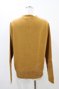 画像2: Fi.n.t / Vネックミドル丈カーディガン Free Camel H-25-11-16-1045-CA-TO-NS-ZH