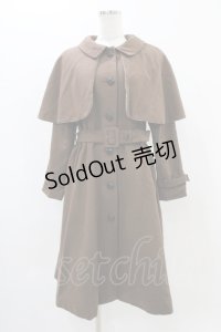 an another angelus / チェックケープ付き3WAYコート Free BROWN H-25-11-16-1046-CA-CO-NS-ZH