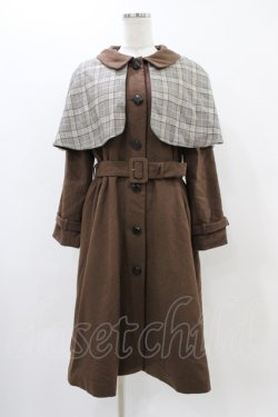 画像3: an another angelus / チェックケープ付き3WAYコート Free BROWN H-25-11-16-1046-CA-CO-NS-ZH
