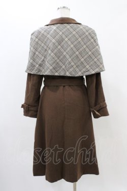 画像4: an another angelus / チェックケープ付き3WAYコート Free BROWN H-25-11-16-1046-CA-CO-NS-ZH