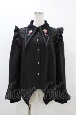 画像1: Hoshibako Works / ロストエデンブラウス Free ブラック H-25-11-16-1047-LO-BL-NS-ZH