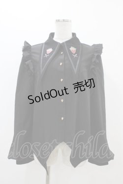 画像1: Hoshibako Works / ロストエデンブラウス Free ブラック H-25-11-16-1047-LO-BL-NS-ZH