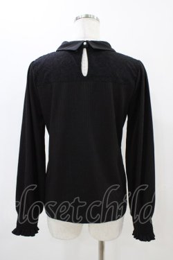 画像2: axes femme / チェーン付カットアウトプルオーバー Free ブラック H-25-11-16-1048-AX-TO-NS-ZH