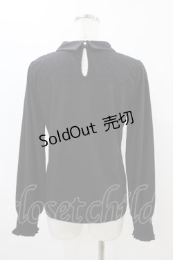 画像2: axes femme / チェーン付カットアウトプルオーバー Free ブラック H-25-11-16-1048-AX-TO-NS-ZH