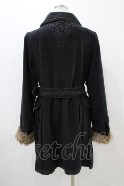 画像2: axes femme / ベルト付きコート L ブラック H-25-11-16-1050-AX-CO-NS-ZH