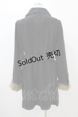 画像2: axes femme / ベルト付きコート L ブラック H-25-11-16-1050-AX-CO-NS-ZH