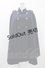 axes femme / ナポレオンマント風コート M ネイビー H-25-11-16-1051-AX-CO-NS-ZH