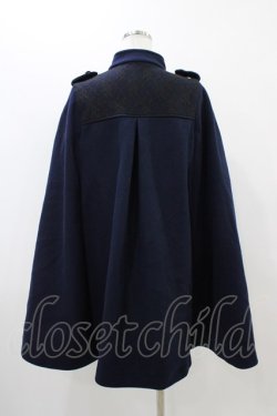 画像2: axes femme / ナポレオンマント風コート M ネイビー H-25-11-16-1051-AX-CO-NS-ZH