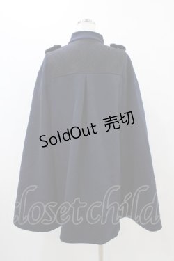 画像2: axes femme / ナポレオンマント風コート M ネイビー H-25-11-16-1051-AX-CO-NS-ZH