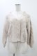 画像1: F&A / モールフェザーケーブルニットカーディガン Free PINK BEIGE H-25-11-16-1055-LO-TO-NS-ZH (1)