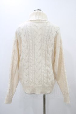 画像2: Fi.n.t / シュガーラメオフタートルニットプルオーバー Free OFFWHITE H-25-11-16-1056-CA-TO-NS-ZH