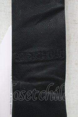 画像2: AVENCHUMU / leather necktie  ブラック H-25-11-16-1001-LO-ZA-NS-ZH