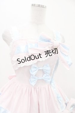 画像4: BABY,THE STARS SHINE BRIGHT / ねこくみゃちゃんからのPresent Ribbonジャンパースカート Free ピンク H-25-11-16-1007-BA-OP-NS-ZH