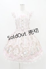 Angelic Pretty / Alice in WonderLandジャンパースカート Free ピンク H-25-11-16-1008-AP-OP-NS-ZH