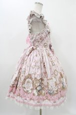 画像3: Angelic Pretty / Alice in WonderLandジャンパースカート Free ピンク H-25-11-16-1008-AP-OP-NS-ZH (3)