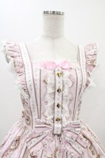 画像4: Angelic Pretty / Alice in WonderLandジャンパースカート Free ピンク H-25-11-16-1008-AP-OP-NS-ZH (4)