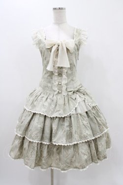 画像1: metamorphose / ローウエストフリルジャンパースカート Free アンティークローズ H-25-11-16-1009-ME-OP-NS-ZH