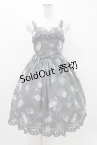 Angelic Pretty / Lady Cat Roomジャンパースカート FREE グレー H-25-11-16-1010-AP-OP-YZ-ZH
