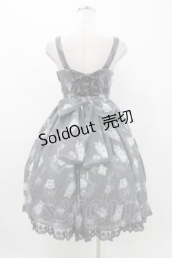 画像2: Angelic Pretty / Lady Cat Roomジャンパースカート FREE グレー H-25-11-16-1010-AP-OP-YZ-ZH