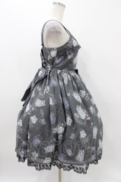 画像3: Angelic Pretty / Lady Cat Roomジャンパースカート FREE グレー H-25-11-16-1010-AP-OP-YZ-ZH