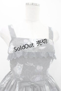 画像4: Angelic Pretty / Lady Cat Roomジャンパースカート FREE グレー H-25-11-16-1010-AP-OP-YZ-ZH