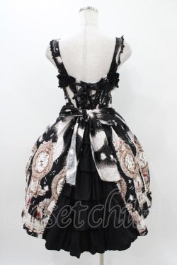 画像2: ALICE and the PIRATES / アリスのからくり時計オーケストラ柄ジャンパースカートI Free ブラック H-25-11-16-1011-PA-OP-NS-ZH