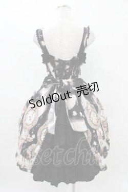 画像2: ALICE and the PIRATES / アリスのからくり時計オーケストラ柄ジャンパースカートI Free ブラック H-25-11-16-1011-PA-OP-NS-ZH