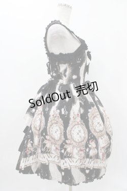 画像3: ALICE and the PIRATES / アリスのからくり時計オーケストラ柄ジャンパースカートI Free ブラック H-25-11-16-1011-PA-OP-NS-ZH