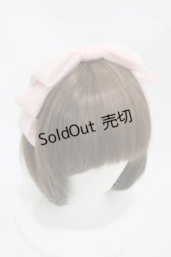 画像1: LAFARY / ドットチュールリボンカチューシャ  ピンク H-25-11-16-1003-0-AC-NS-ZH