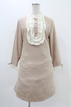 画像1: an another angelus / ヨークレースワンピース Free ベージュ H-25-11-16-1016-CA-OP-NS-ZH