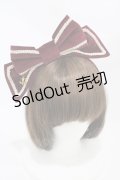 Angelic Pretty / Royal Velvetカチューシャ  ボルドー H-25-11-16-1004-AP-AC-YZ-ZH