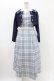 画像1: an another angelus / ジャケット付きダブル釦チェックワンピース Free NAVY×WH H-25-11-16-1019-CA-OP-NS-ZH (1)
