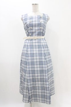 画像3: an another angelus / ジャケット付きダブル釦チェックワンピース Free NAVY×WH H-25-11-16-1019-CA-OP-NS-ZH