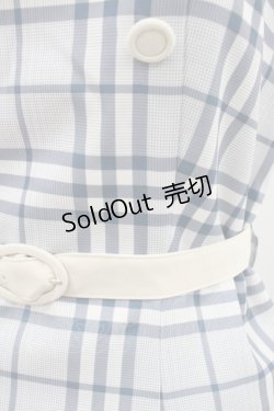 画像4: an another angelus / ジャケット付きダブル釦チェックワンピース Free NAVY×WH H-25-11-16-1019-CA-OP-NS-ZH