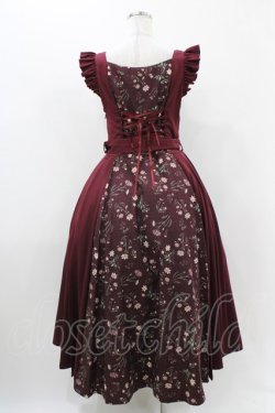 画像2: Hoshibako Works / コスモスハーモニージャンパースカート 表記なし ワイン H-25-11-16-1020-LO-OP-NS-ZH