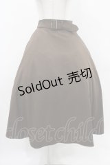 an another angelus / ベルト付きバックラッフルフレアースカート Free BROWN H-25-11-16-1025-CA-SK-NS-ZH
