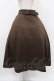 画像1: an another angelus / ベルト付きバックラッフルフレアースカート Free BROWN H-25-11-16-1025-CA-SK-NS-ZH (1)