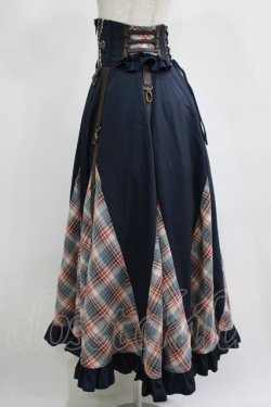 画像2: Ozz oneste / Rosy Crownスカート  紺 H-25-11-17-004-OO-SK-KB-ZH
