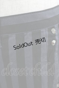 画像4: MILKBOY / ストライプボンテージパンツ S ブラック×グレー H-25-11-17-027-MB-PA-KB-ZH