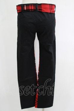 画像3: MILKBOY / チェック切替パンツ  黒×赤 H-25-11-17-028-MB-PA-KB-ZH